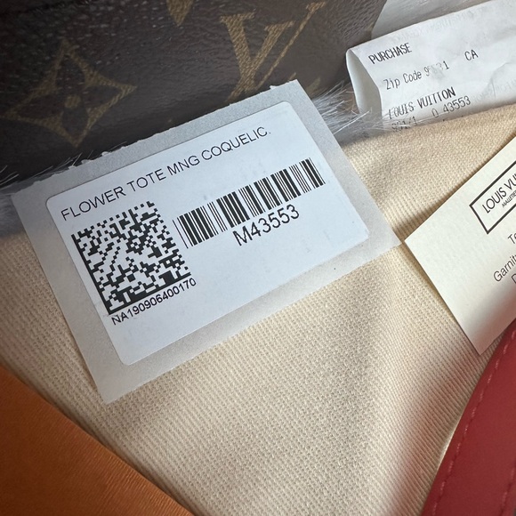 ❤️SOLD IN M❤️Authentic Brand new LOUIS VUITTON Monogram Flower Tote Coquelic 👜 - Picture 8 of 16
